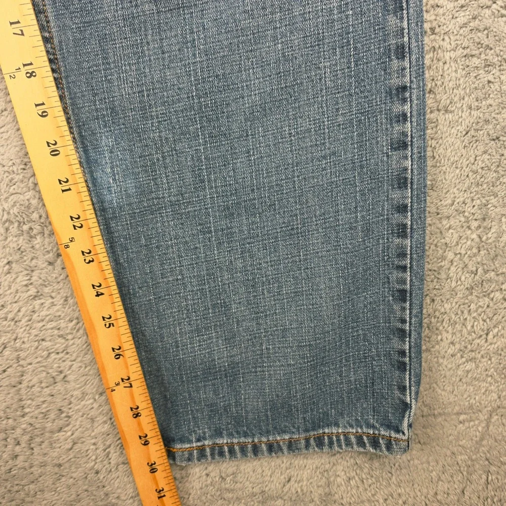 Levis 559 Relaxed Straight Jeans Mens 36x32 Blue Medium Wash Denim Cotton Casual